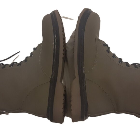 Ardene Comfort Zone Retro Inspired Combat Boots Anti-slip Sole Green Size 9 - Picture 3 of 6